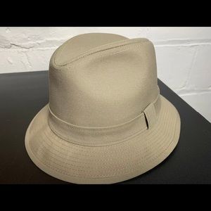 W & M Hats - Tan Fedora w/ Silk Interior - Made in USA - Size M, Medium